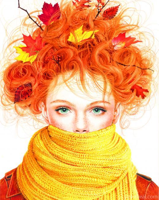 Autumn Girl NEW Painting By Numbers Kits