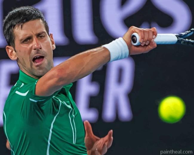 Novak Djokovic Painting By Numbers Kits