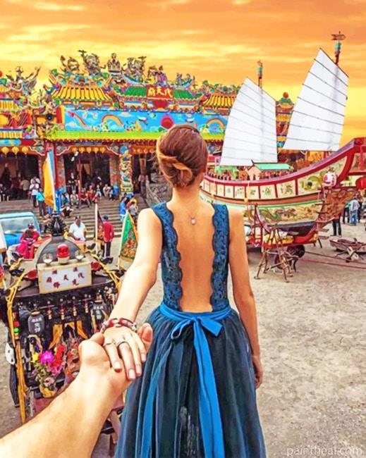 Follow Me Travel Painting By Numbers Kits