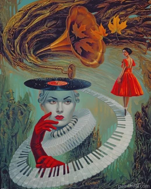 Michael Cheval Sounding Silence NEW Painting By Numbers Kits