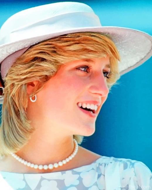 The Beautiful Lady Diana Women Painting By Numbers Kits