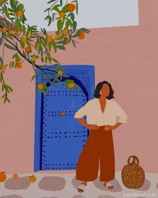 Girl In Morocco NEW Painting By Numbers Kits
