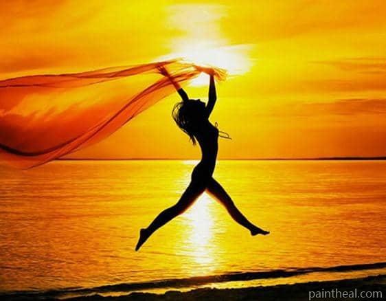Running Lady Sunset Painting By Numbers Kits