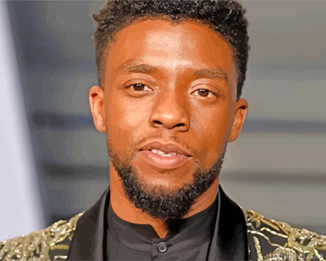 Aesthetic Chadwick Boseman Painting By Numbers Kits