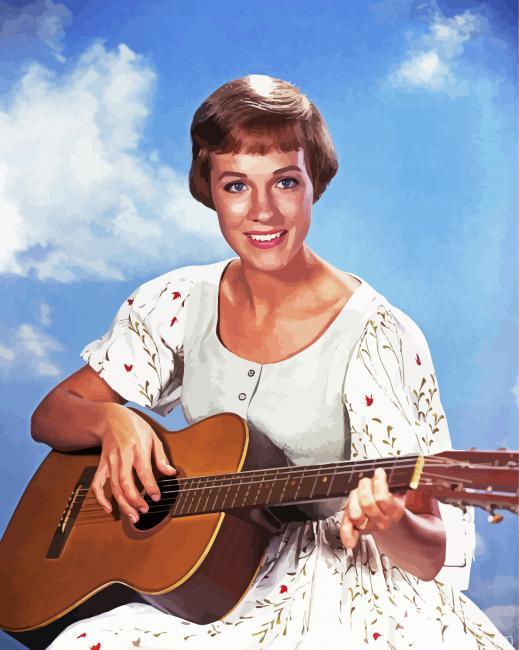Julie Andrews Sound Of Music Painting By Numbers Kits