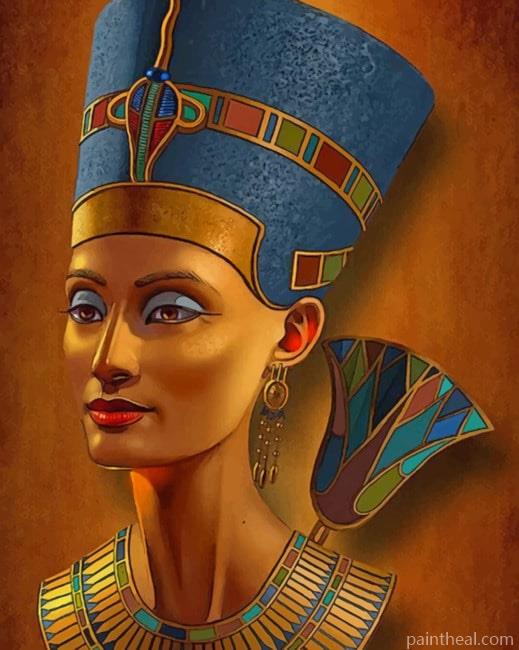 Nefertiti Egyptian Queen NEW Painting By Numbers Kits
