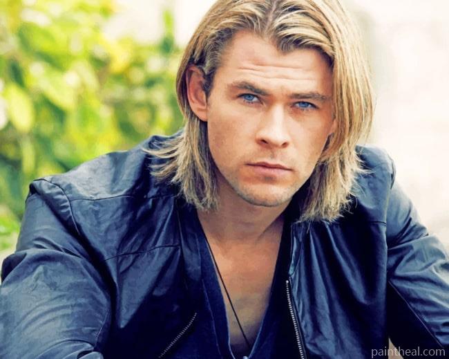 Chris Hemsworth Painting By Numbers Kits