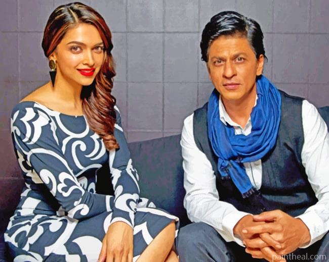 Shah Rukh Khan And Deepika Painting By Numbers Kits