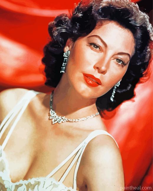 Ava Gardner Painting By Numbers Kits