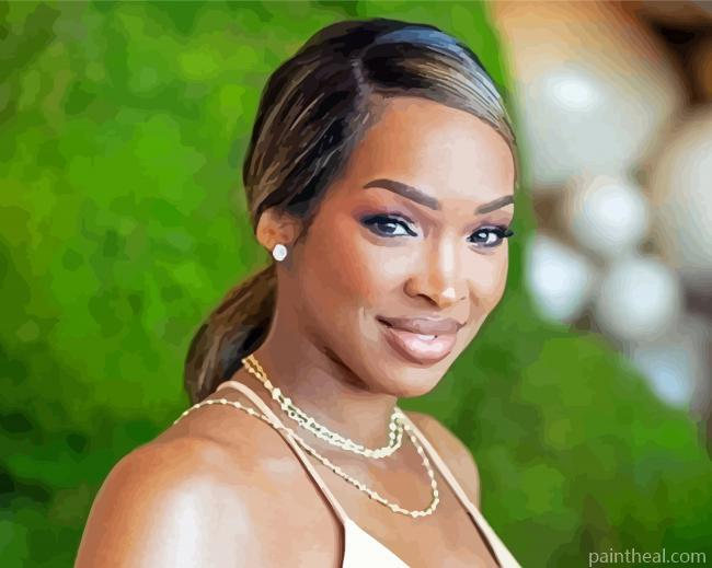 The Actress Malika Haqq Painting By Numbers Kits
