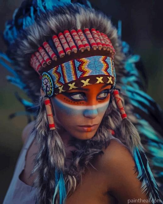 Indigenous Girl NEW Painting By Numbers Kits