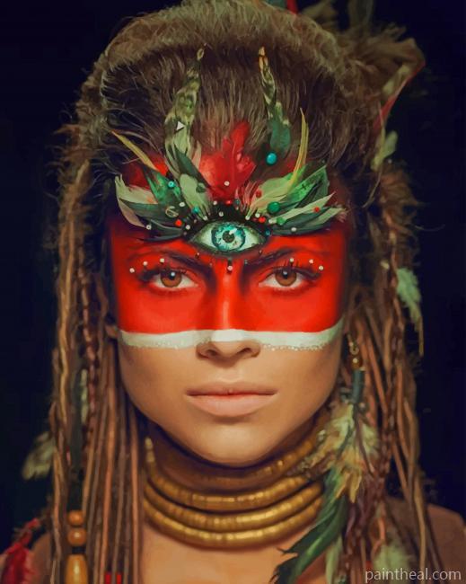 Tribal Face NEW Painting By Numbers Kits