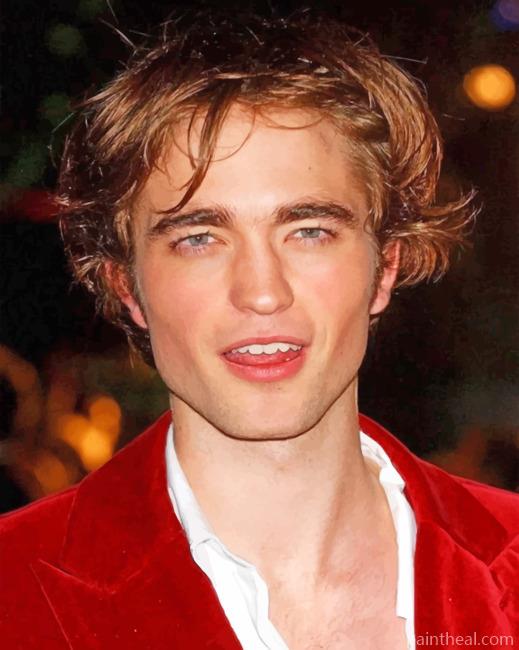 Actor Robert Pattinson Painting By Numbers Kits