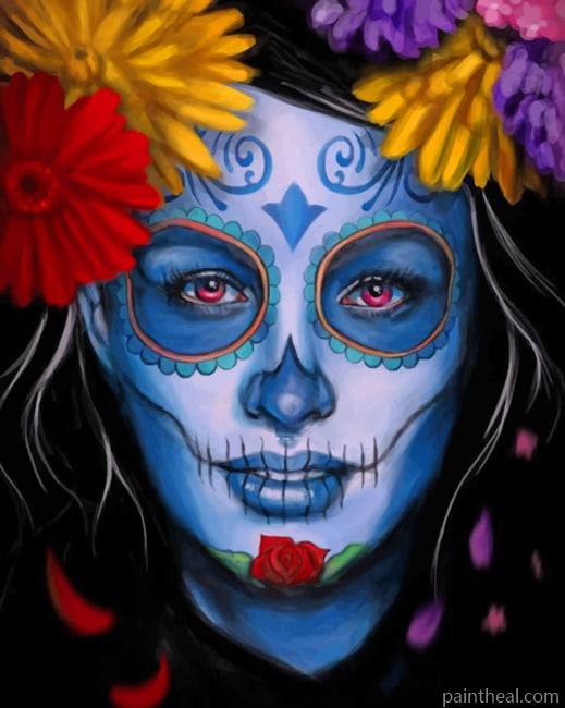 Female Sugar Skull NEW Painting By Numbers Kits