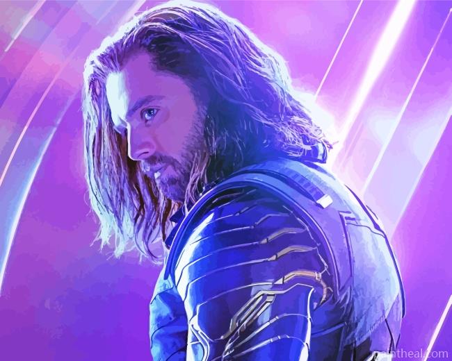 Bucky Barnes Endgame Painting By Numbers Kits