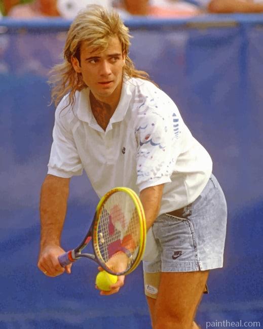 Andre Agassi Painting By Numbers Kits