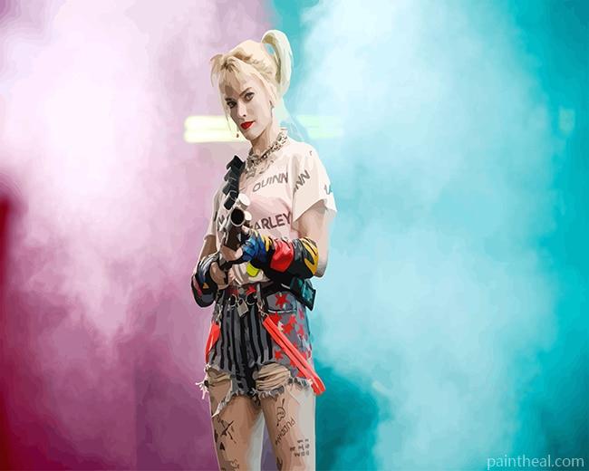 Harley Quinn Birds Of Grey Painting By Numbers Kits