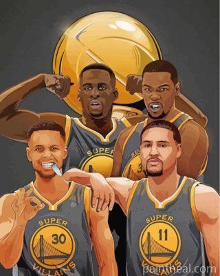 Golden State Warriors Painting By Numbers Kits