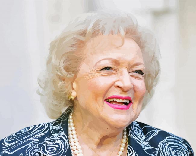 Betty White Actress Painting By Numbers Kits