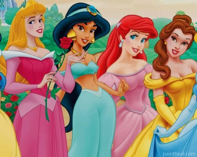 Disney Princess Girls NEW Painting By Numbers Kits