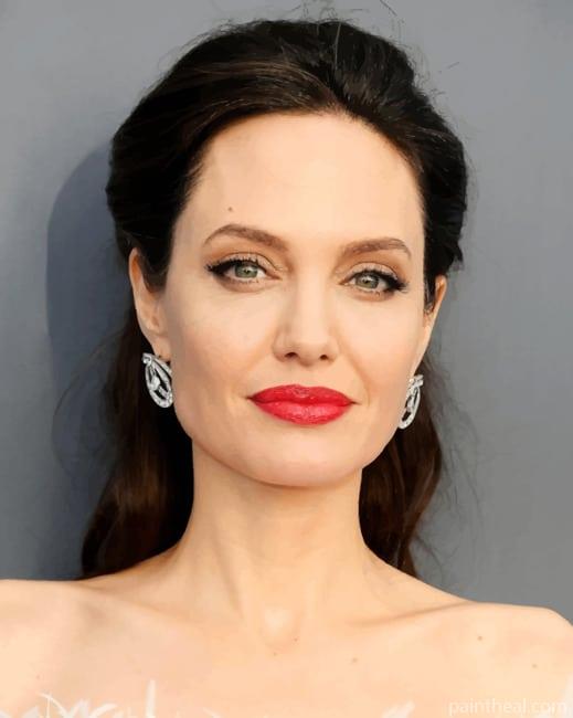Angelina jolie Painting By Numbers Kits