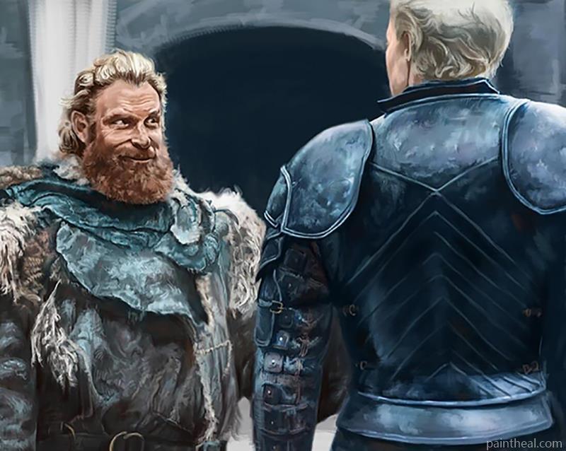 Tormund and Brienne Painting By Numbers Kits
