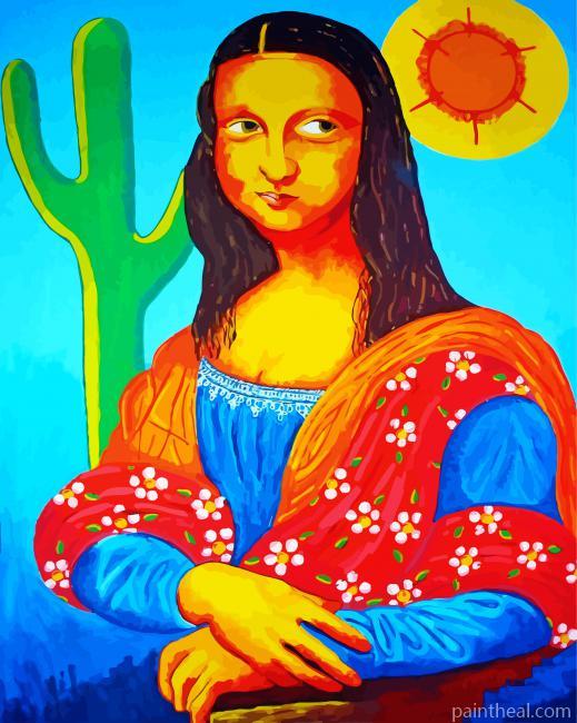 Mexican Mona Lisa Painting By Numbers Kits
