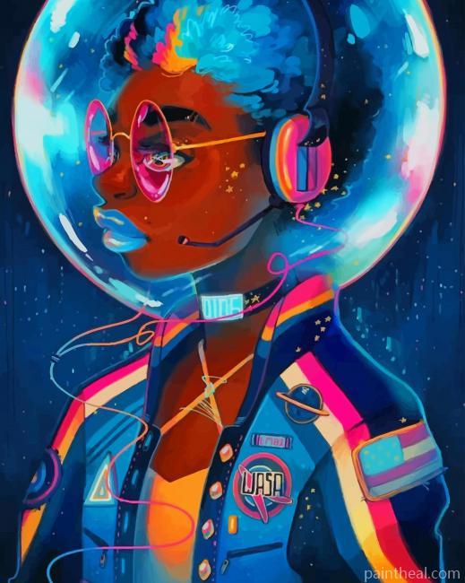 Afrofuturism Illustration NEW Painting By Numbers Kits