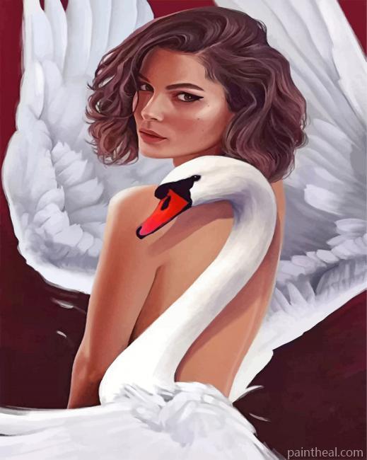 Swan Lady Painting By Numbers Kits
