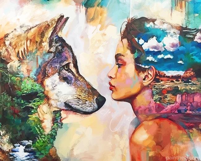 Wolf Woman NEW Painting By Numbers Kits