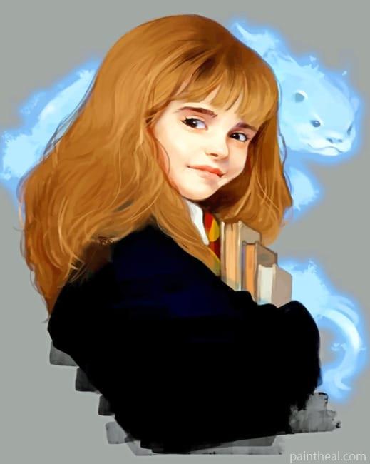 Hermione Granger Illustration Painting By Numbers Kits