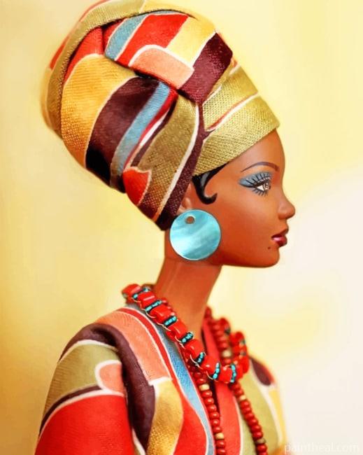 African Lady Art NEW Painting By Numbers Kits