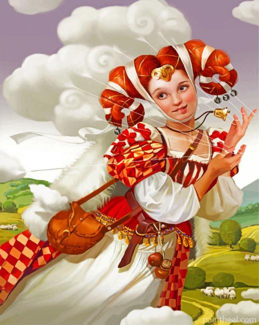 Fantastic Girl Painting By Numbers Kits