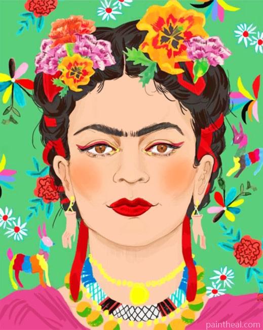 Frida Kahlo Women Painting By Numbers Kits