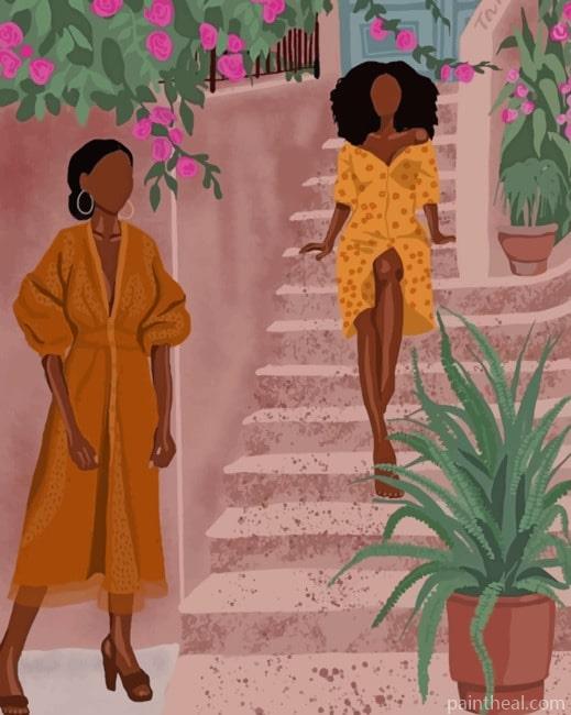 Stylish African Women NEW Painting By Numbers Kits