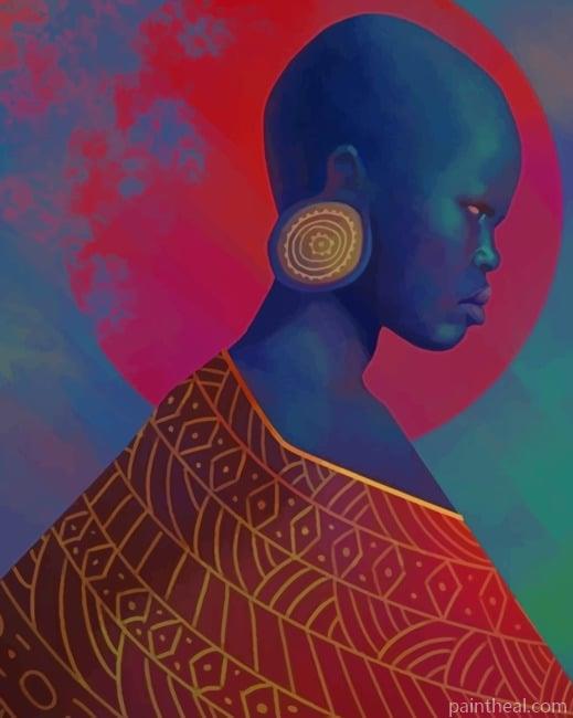 Black Woman NEW Painting By Numbers Kits