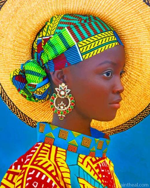Afro Girl NEW Painting By Numbers Kits