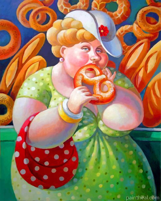 Fat Woman Painting By Numbers Kits