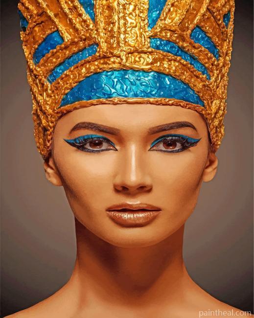 Beautiful Nefertiti Painting By Numbers Kits