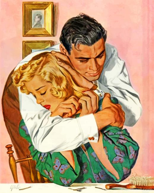 Sad Couple Painting By Numbers Kits