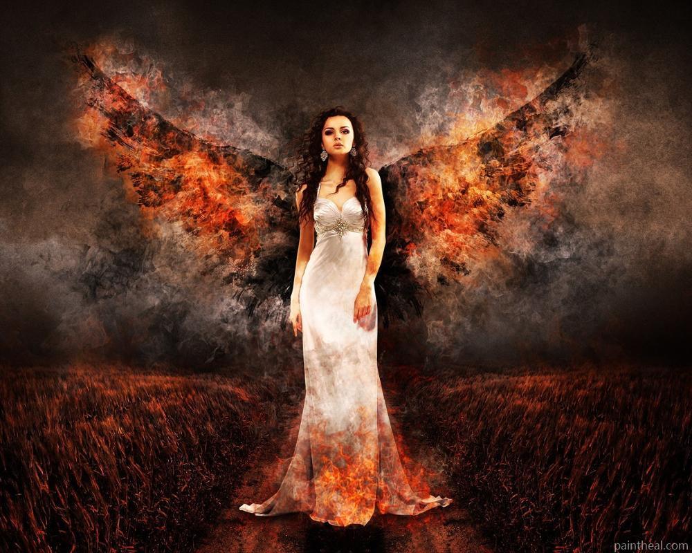 Dark Angel People Painting By Numbers Kits