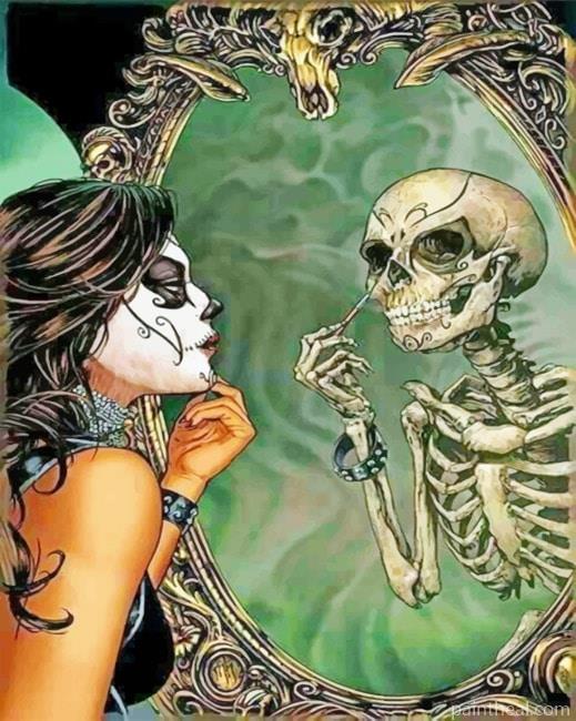 Gothic Sugar Skull NEW Painting By Numbers Kits