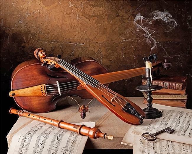Jewish Music Instruments NEW Painting By Numbers Kits