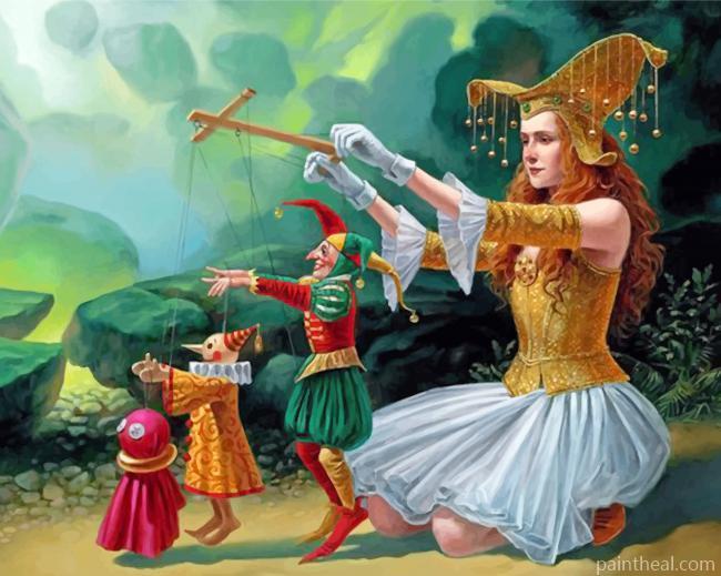 Circus Woman Painting By Numbers Kits