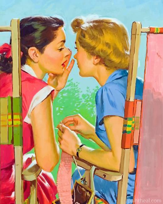 Women Talk Painting By Numbers Kits