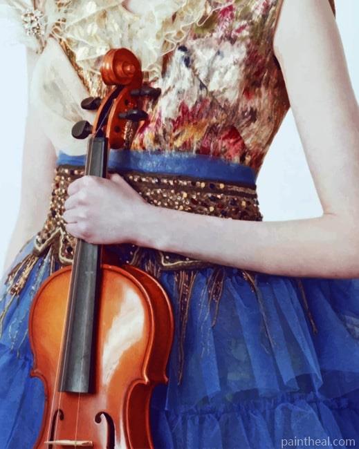 Vintage Violinist NEW Painting By Numbers Kits