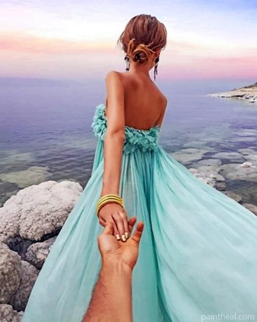 Follow Me Everywhere I go Travel Painting By Numbers Kits