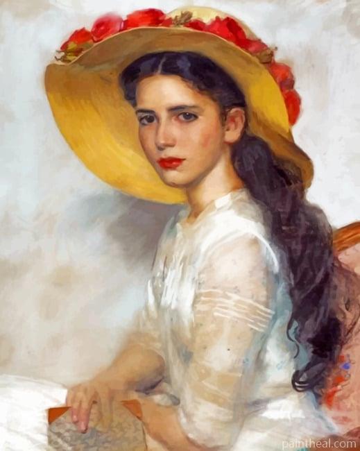 Gorgeous Vintage Woman NEW Painting By Numbers Kits