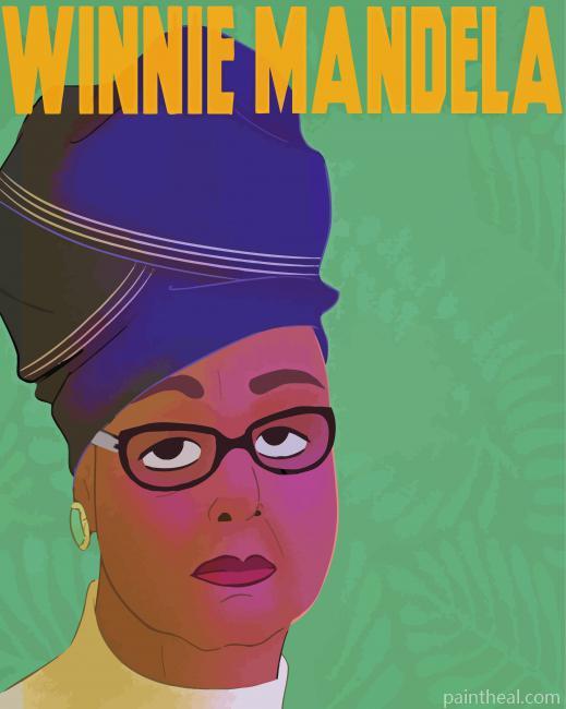 Winnie Mandela Poster Painting By Numbers Kits