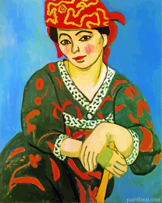 The Red Madras Painting By Numbers Kits